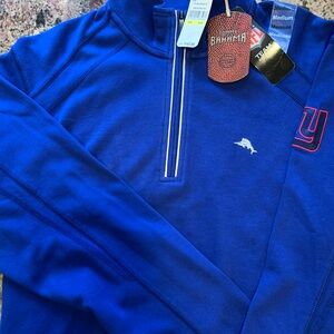 Tommy Bahama Women’s NY GIANTS 1/4 Zip-Up NEW MEDIUM